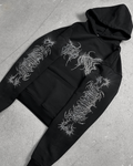OVERDXSE RHINESTONE „CORPSE“ HOODIE all sizes