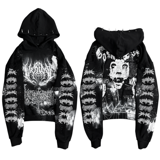 1of1 spiked OVERDXSE HOODIE size XXL