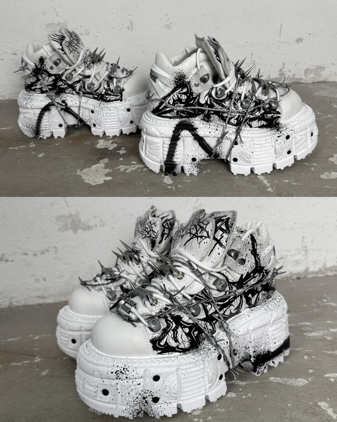 1of1 OVERDXSE / NEW ROCK SPIKE STOMPERS EU39