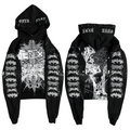 1of1 spiked OVERDXSE HOODIE size L
