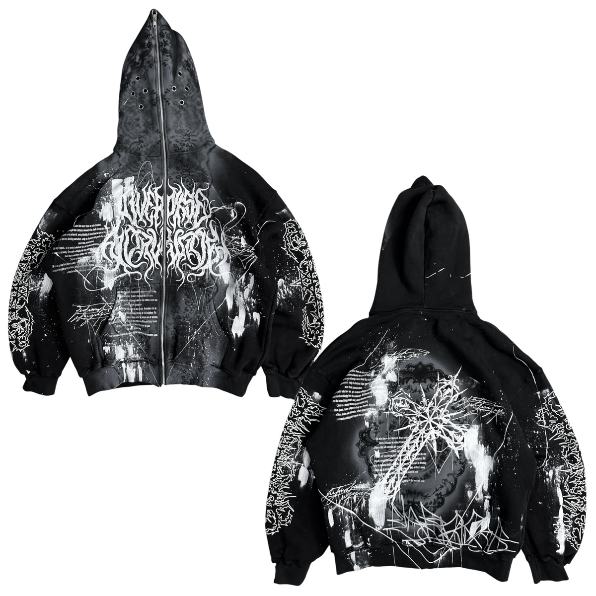1of1 OVERDXSE FULL-ZIP HOODIE size XL
