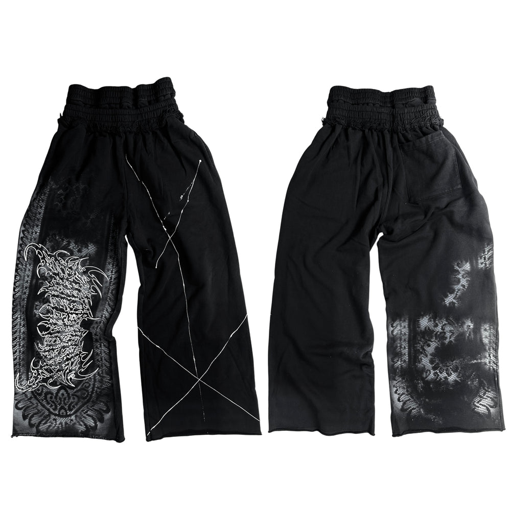 1of1 double waist OVERDXSE SWEATPANTS size L