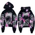 1of1 spiked OVERDXSE MAGNOLIA HOODIE size L
