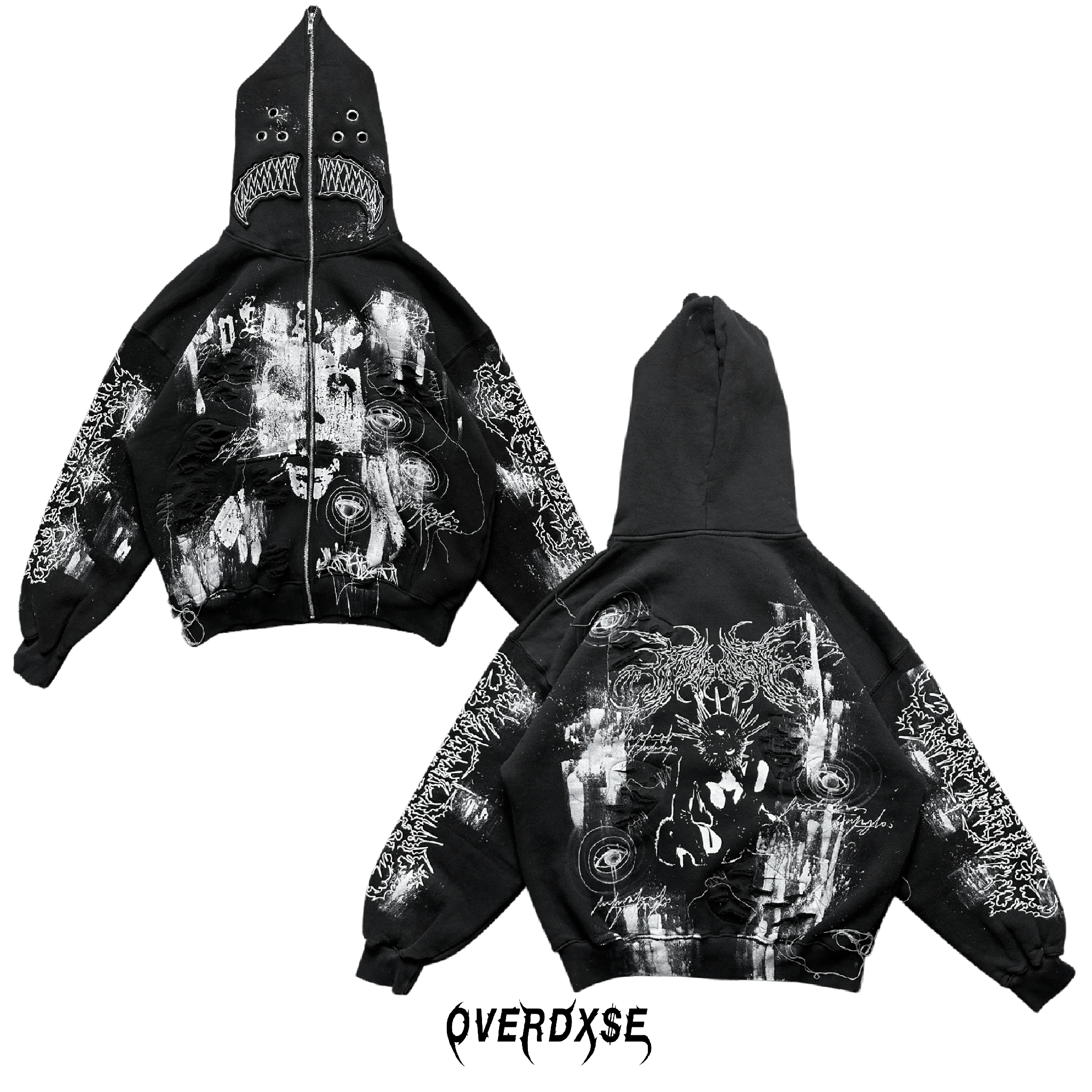 1of1 OVERDXSE DEMON FULL ZIP size M