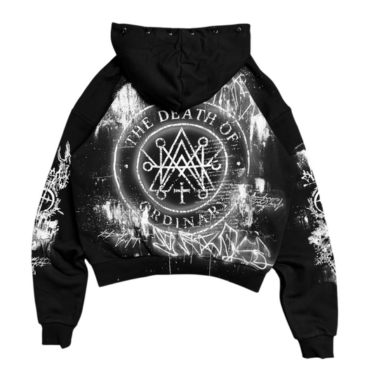 1of1 spiked OVERDXSE HOODIE size M