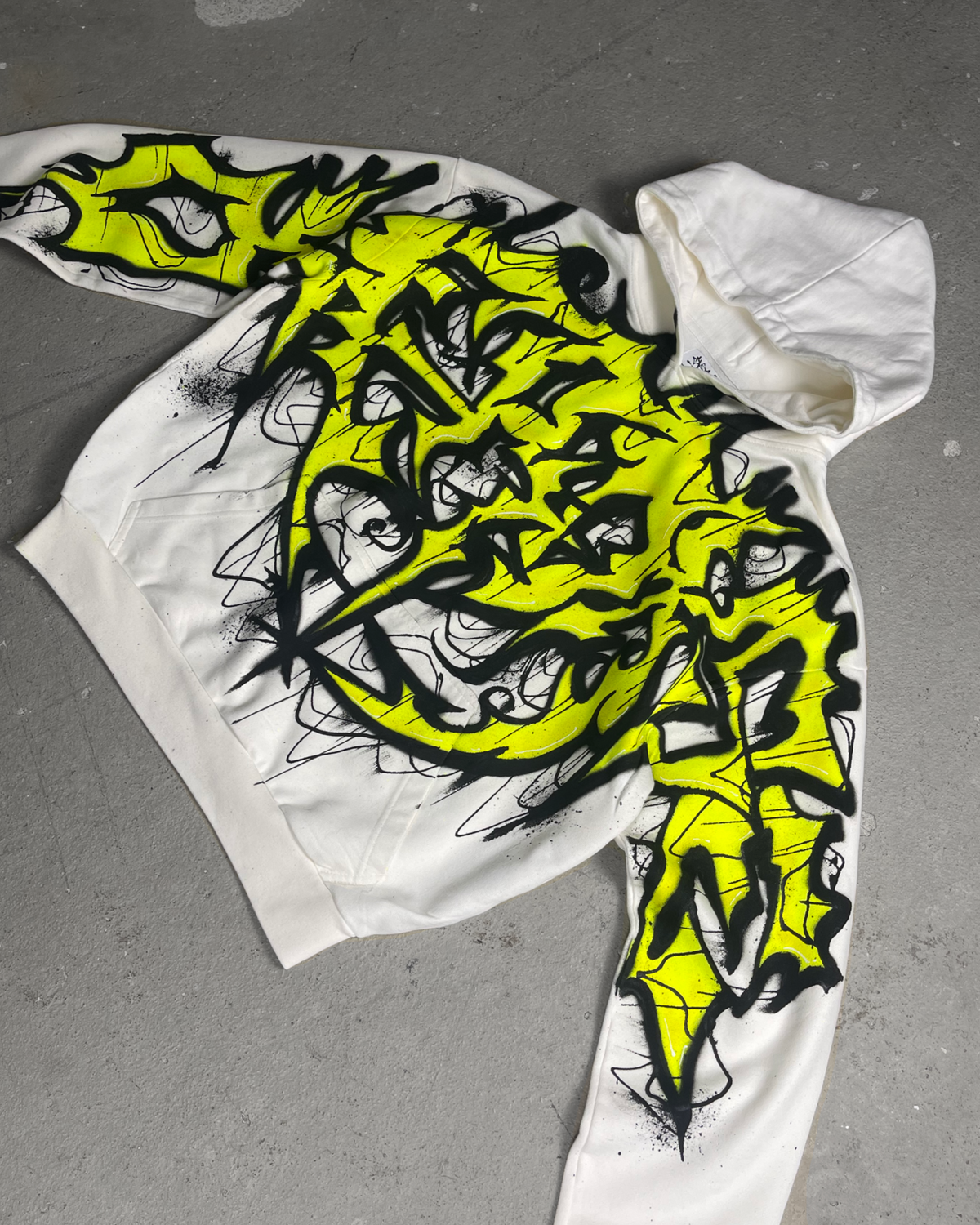 1of1 OVERDXSE AIRBRUSH HOODIE size M
