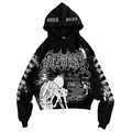1of1 spiked OVERDXSE HOODIE size M