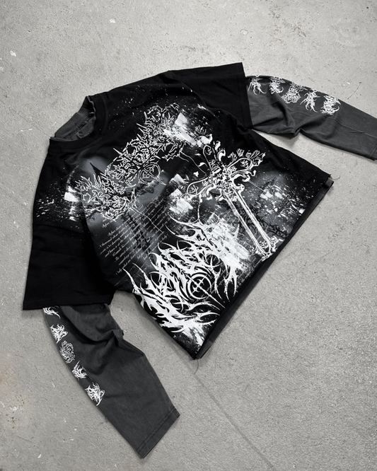 1of1 double layer OVERDXSE LONGSLEEVE size M