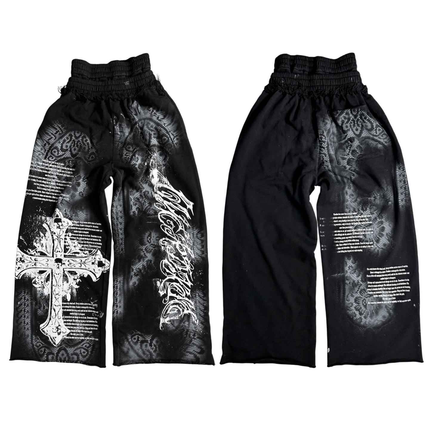 1of1 double waist OVERDXSE SWEATPANTS size S