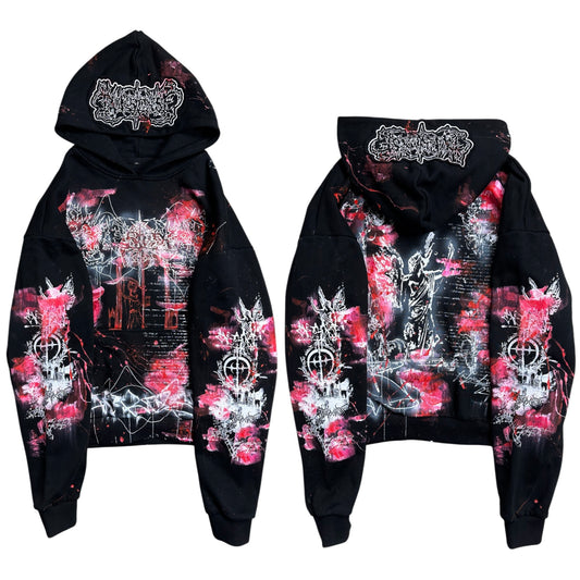 1of1 BLOODY OVERDXSE HOODIE size XL
