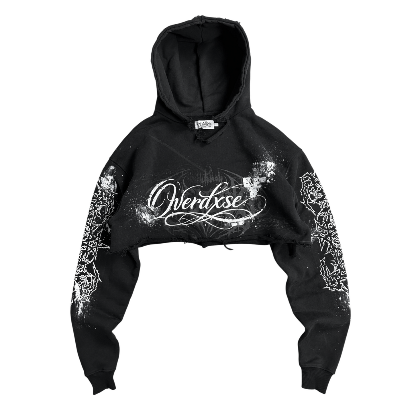 1of1 cropped OVERDXSE HOODIE size L