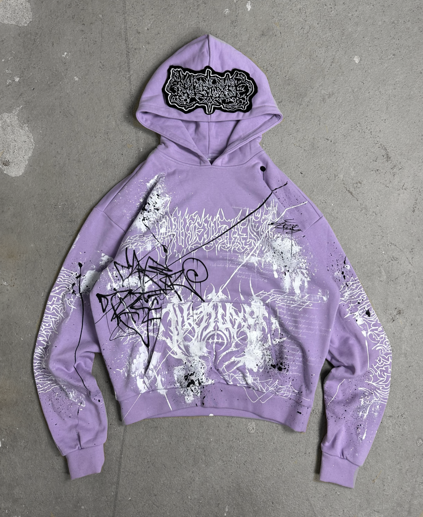 1of1 OVERDXSE „broken halo“ HOODIE size L