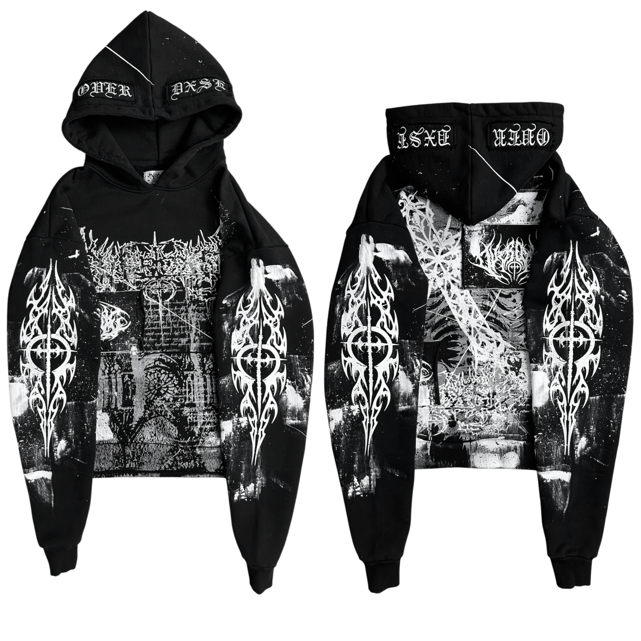 1of1 OVERDXSE CATHEDRAL HOODIE size S