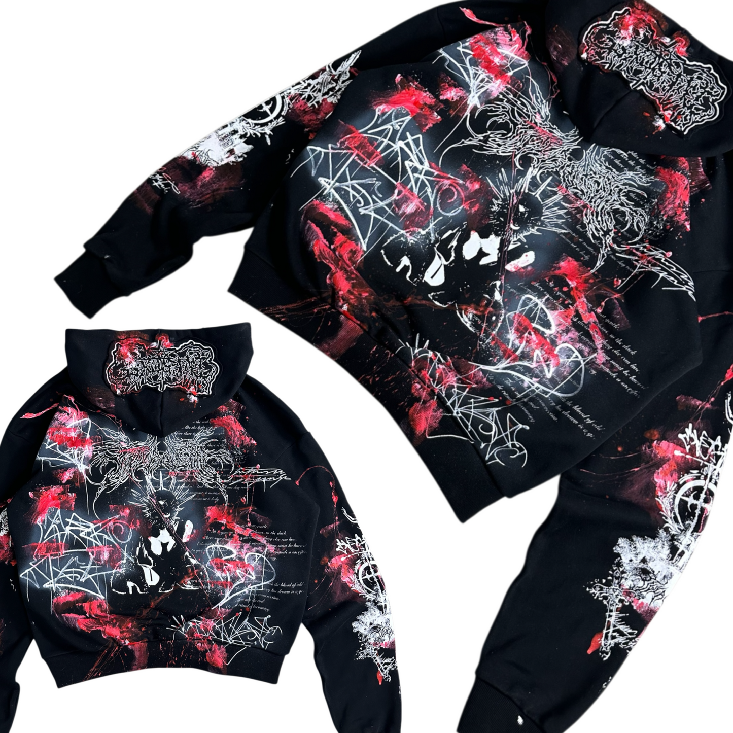 1of1 BLOODY OVERDXSE HOODIE size M
