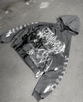 1of1 stone washed spiked OVERDXSE HOODIE size XL