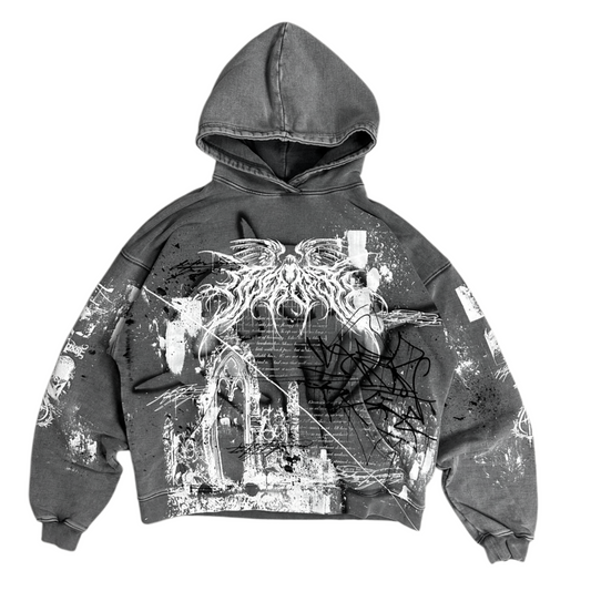 1of1 stone washed OVERDXSE HOODIE size L