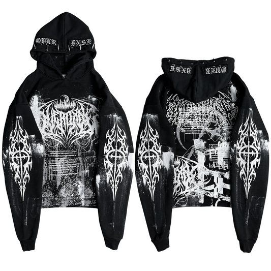 1of1 spiked OVERDXSE HOODIE size XL