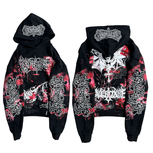 1of1 BLOODY OVERDXSE HOODIE size XXL