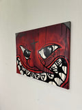 1of1 „FACE YOUR FEAR“ original canvas 60x80cm
