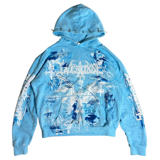 1of1 spiked OVERDXSE HOODIE size XXL