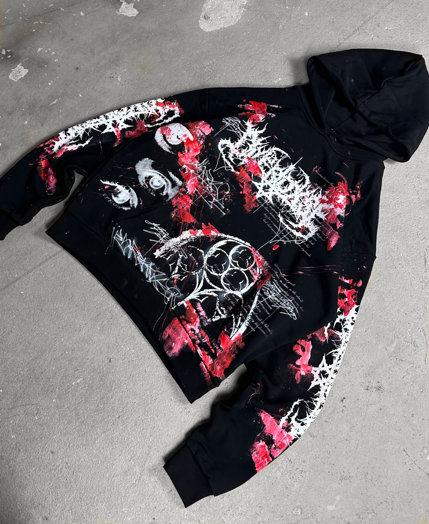 1of1 BLOODY OVERDXSE HOODIE size XL