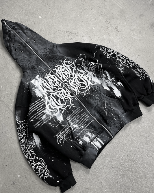 1of1 OVERDXSE FULL-ZIP HOODIE size XL