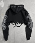1of1 cropped OVERDXSE HOODIE size L
