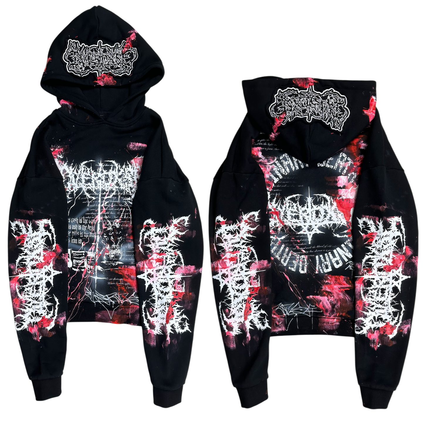 1of1 BLOODY OVERDXSE HOODIE size L