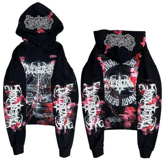 1of1 BLOODY OVERDXSE HOODIE size L