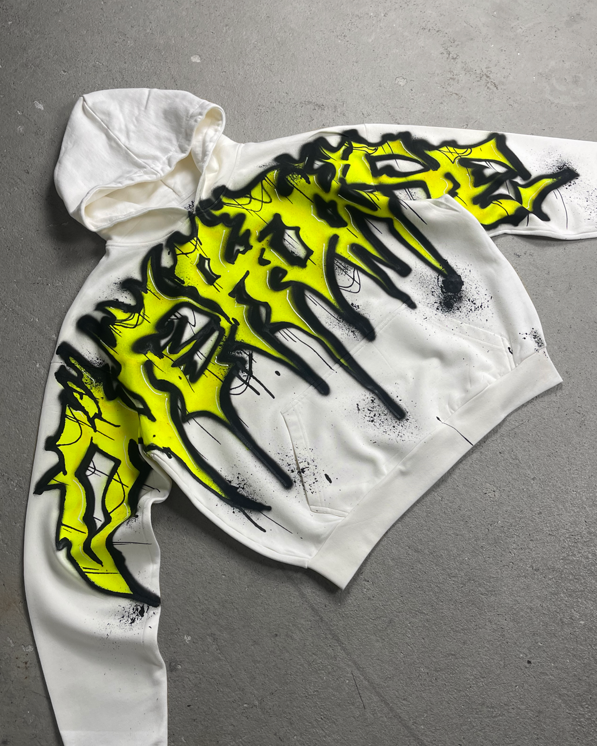 1of1 OVERDXSE AIRBRUSH HOODIE size L