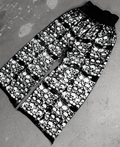 1of1 double waist OVERDXSE ALL OVER SKULL SWEATPANTS (SAMPLE) size L