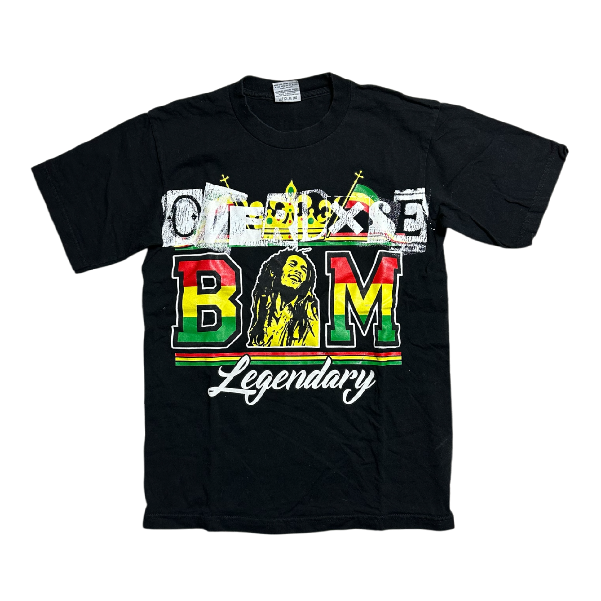 1of1 upcycled OVERDXSE / BOB MARLEY SHIRT size M