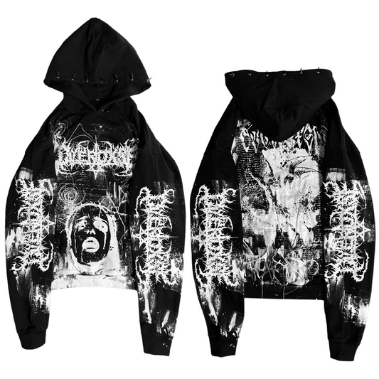 1of1 spiked OVERDXSE HOODIE size XXL