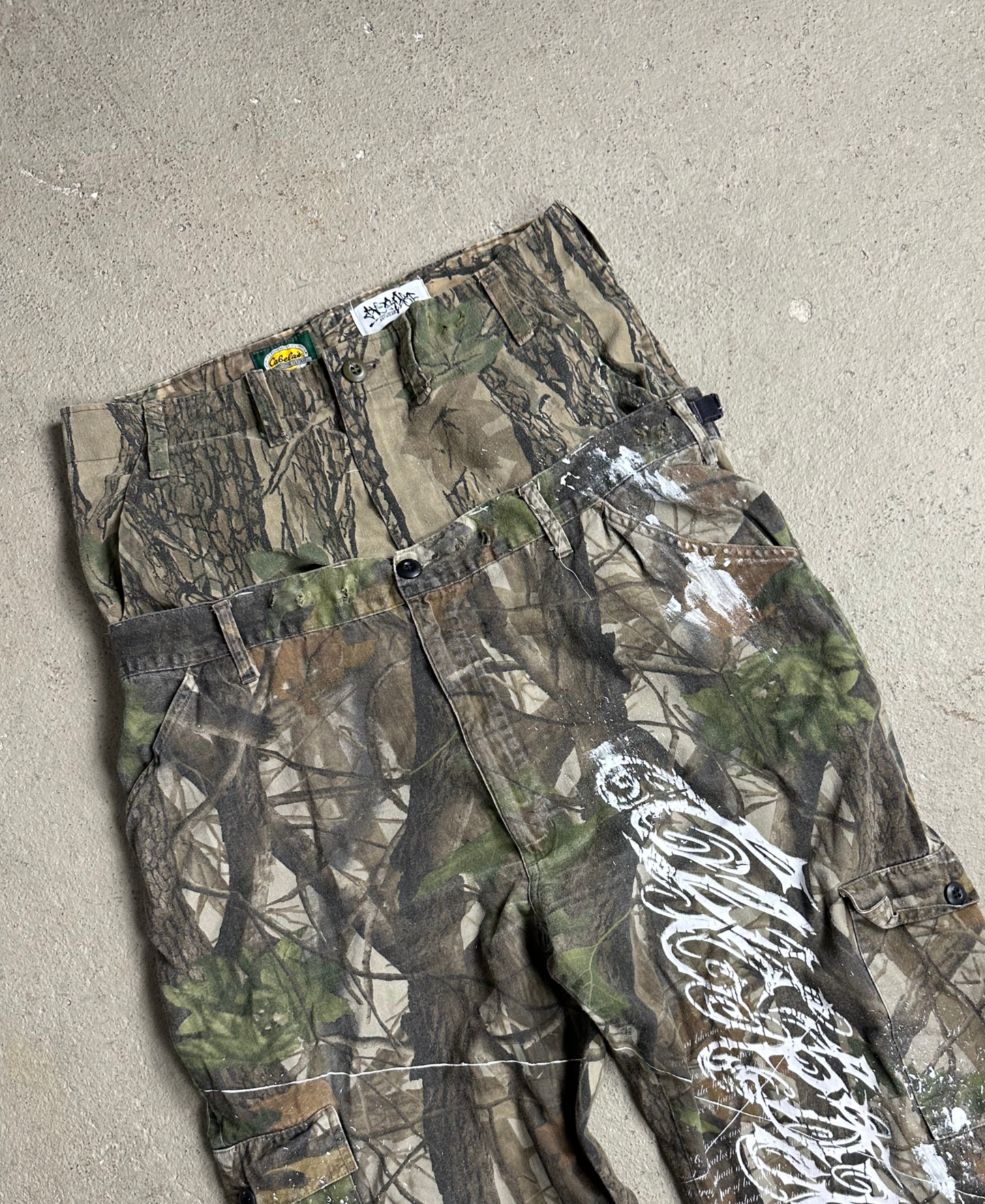 1of1 double waist OVERDXSE REAL TREE PANTS size: 113cm x 37-42cm