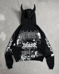 1of1 OVERDXSE DEMON HORN HOODIE size XXL