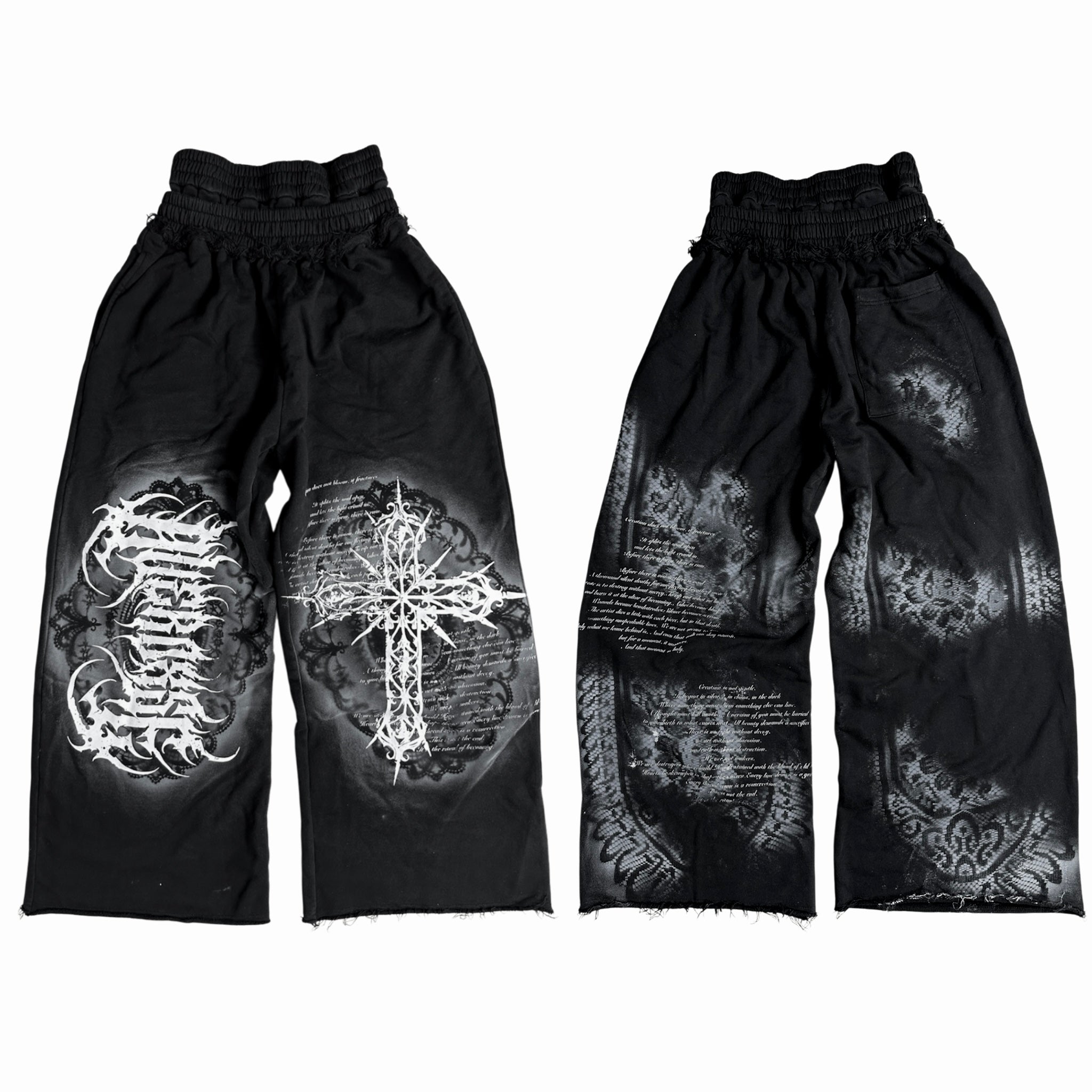 1of1 double waist OVERDXSE SWEATPANTS size M