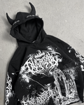 1of1 OVERDXSE DEMON HORN HOODIE size XXL