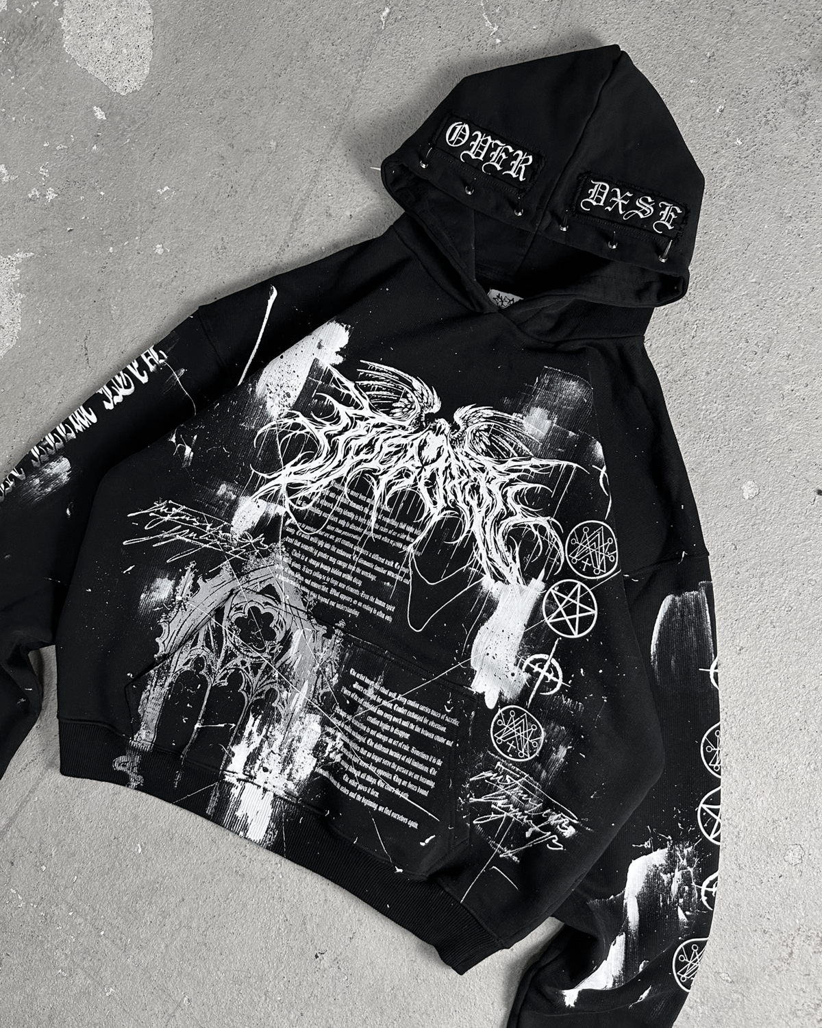 1of1 spiked OVERDXSE HOODIE size XXL