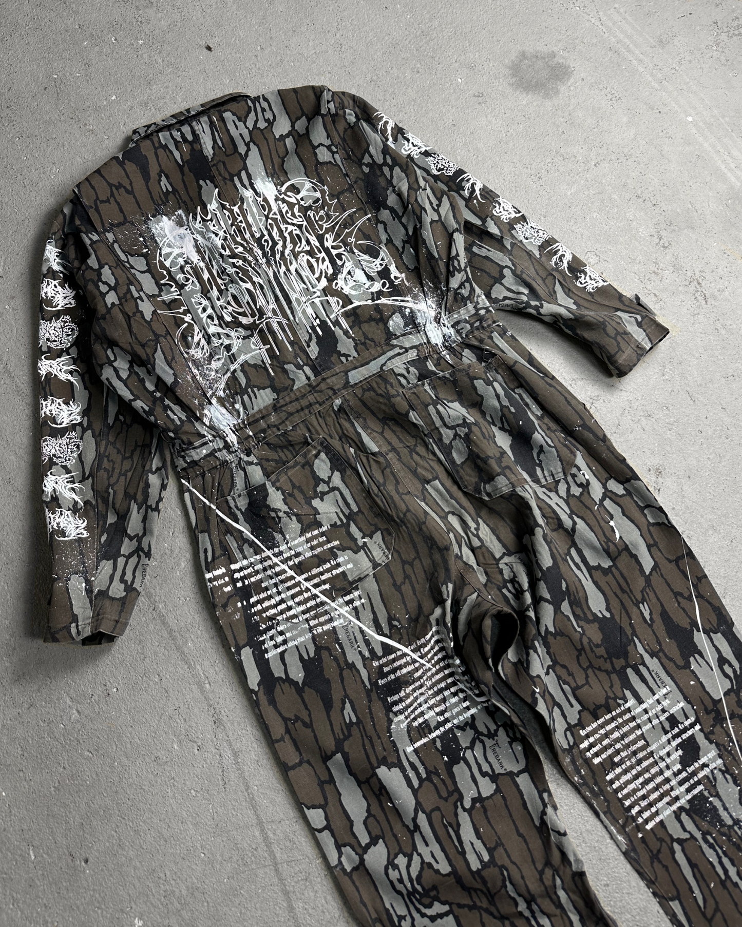 1of1 tree camo OVERDXSE OVERALL size M/L