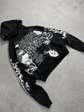 1of1 spiked OVERDXSE HOODIE size L