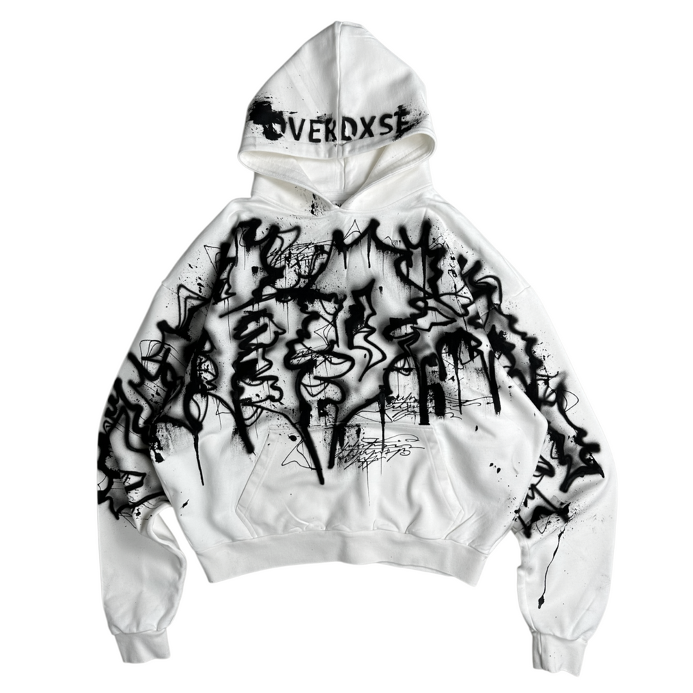 1of1 OVERDXSE AIRBRUSH SPELLBOUND HOODIE size XXL