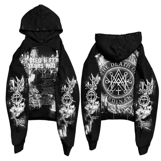 1of1 spiked OVERDXSE HOODIE size M