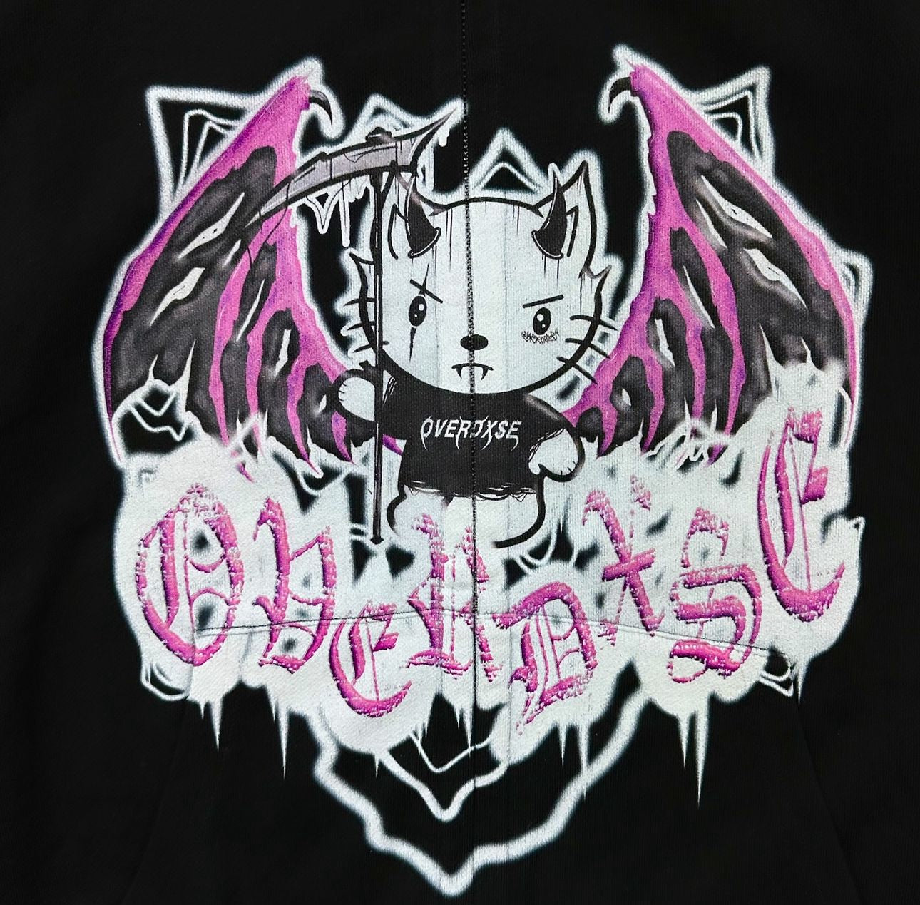 Limited OVERDXSE DEMON KITTY ZIPPER all sizes