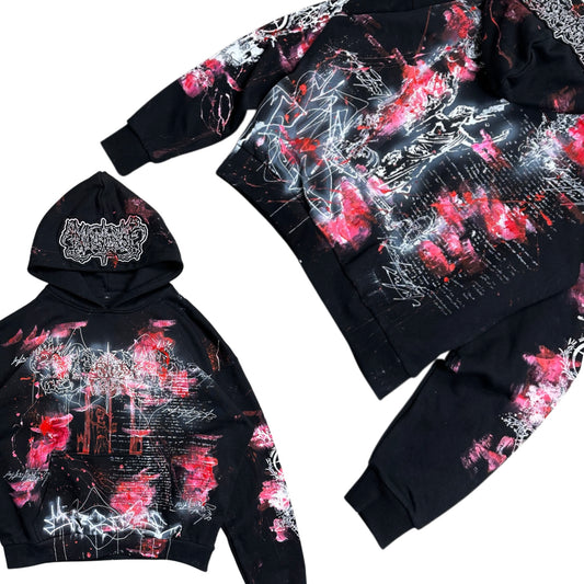 1of1 BLOODY OVERDXSE HOODIE size XL
