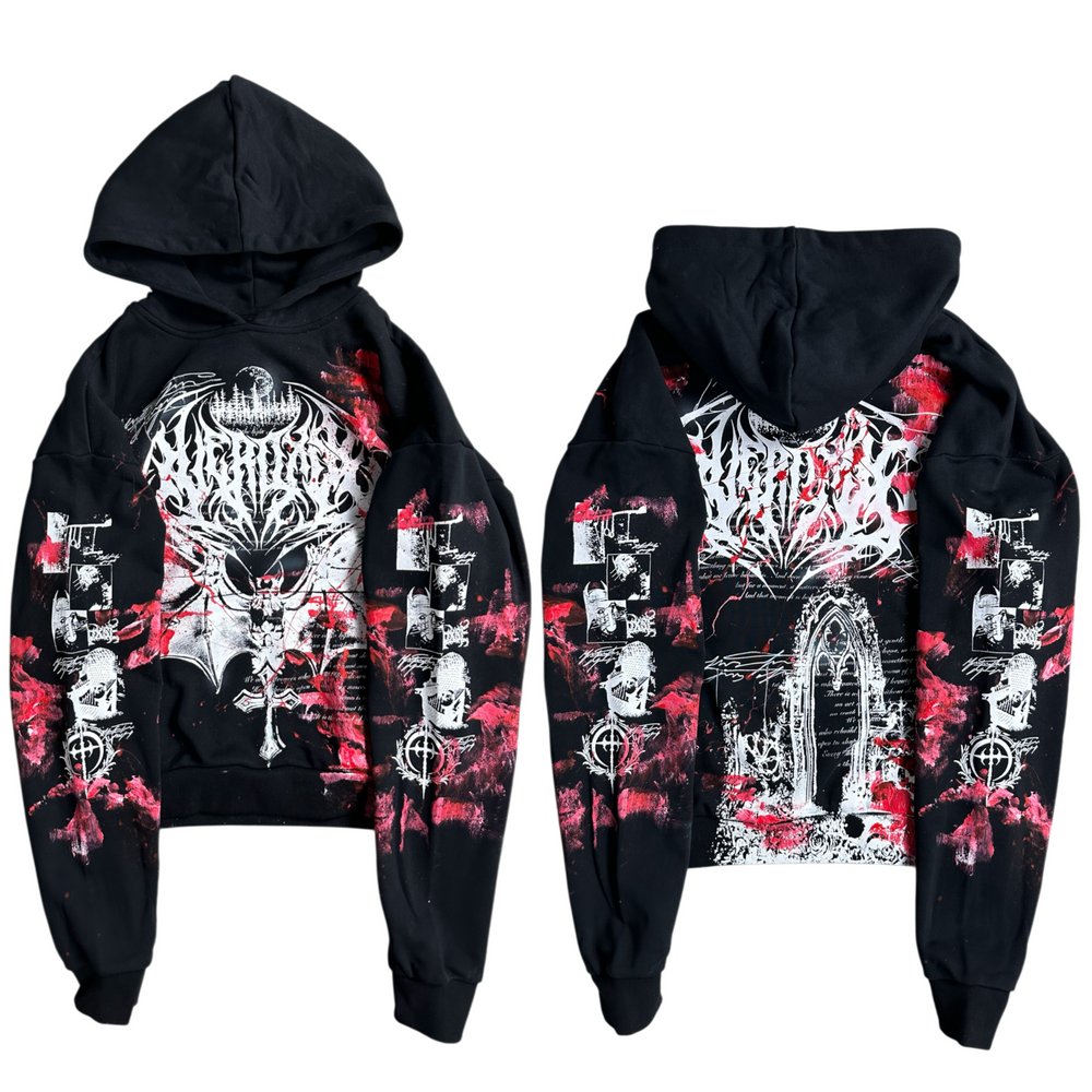 1of1 BLOODY OVERDXSE HOODIE size L