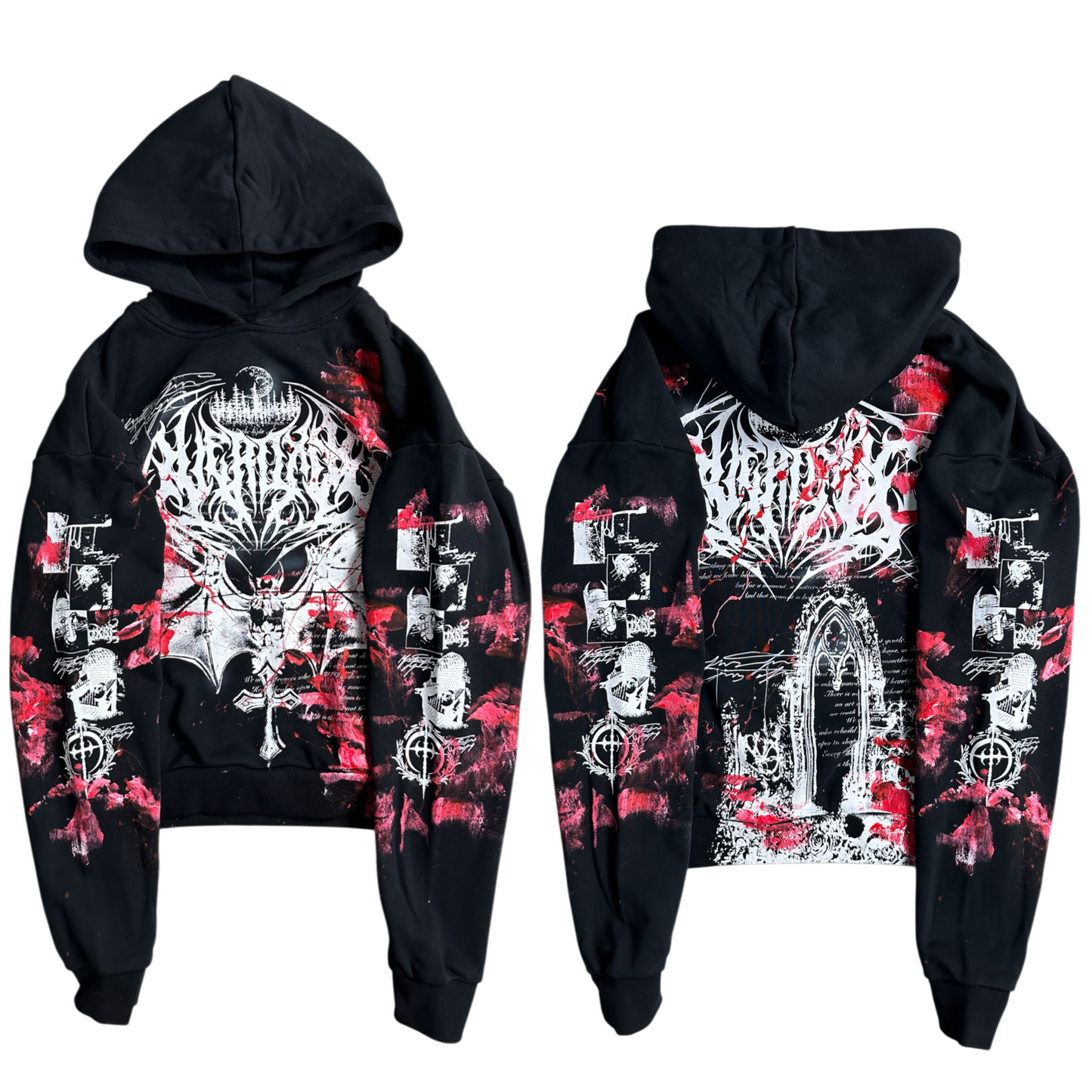 1of1 BLOODY OVERDXSE HOODIE size L