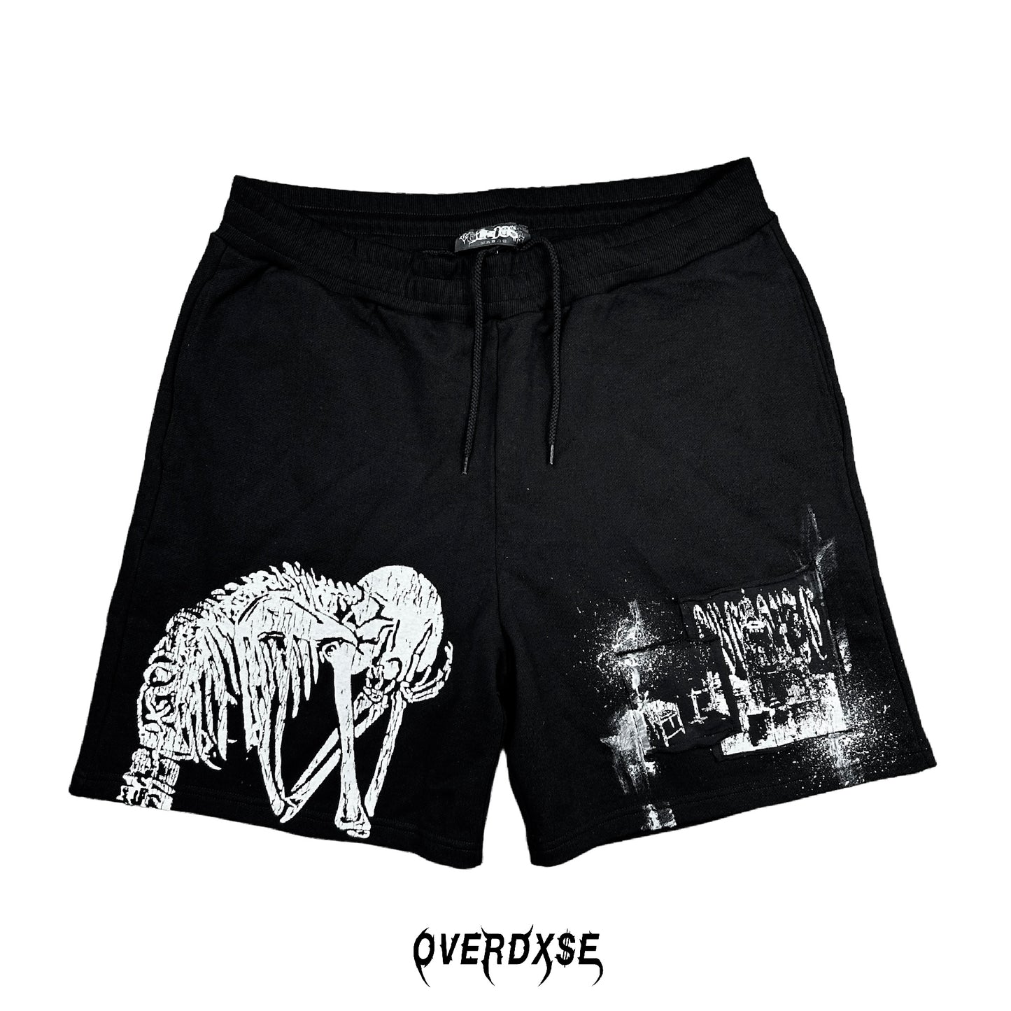 1of1 OVERDXSE SKELETON SHORTS Size XL