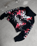 1of1 spiked BLOODY OVERDXSE HOODIE size S