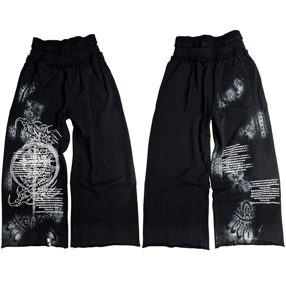 1of1 double waist OVERDXSE SWEATPANTS size M