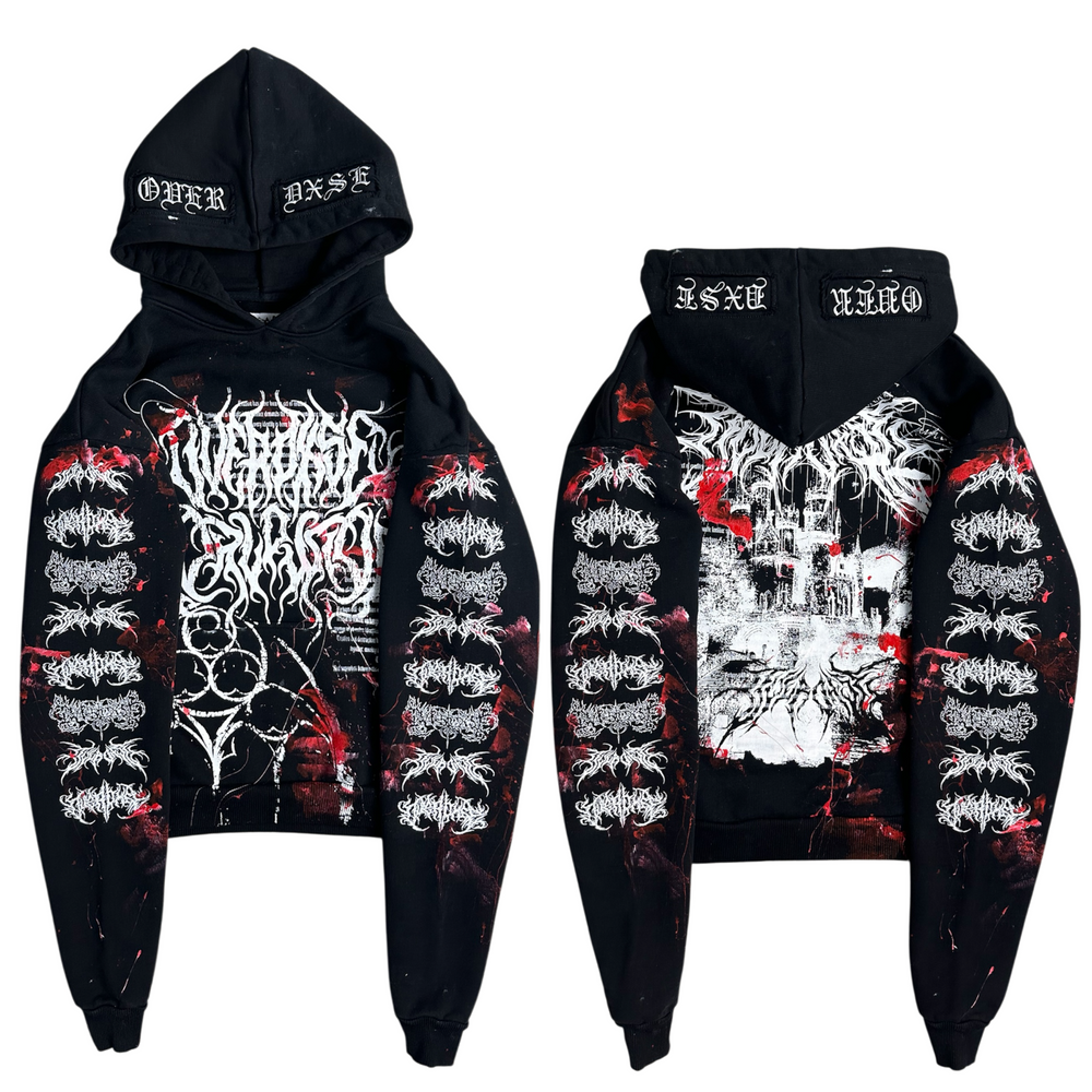 1of1 BLOODY OVERDXSE HOODIE size M